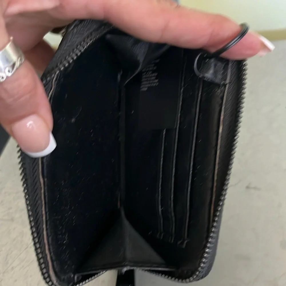 BADGLEY MISCHKA Quilted Logo Coin Purse
